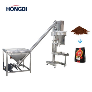 Una máquina semiautomática de llenado de polvo combinada con un transportador de tornillo se utiliza para llenar productos como detergente en polvo para ropa. - Product Image 2