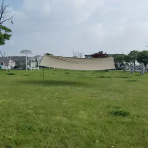 Bâche de pluie, abri de tente Portable, ombre de pique-nique, grande bâche abri tentes Camping feuille de mouche, vente en gros