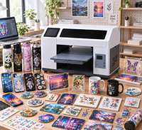 Nouvelle imprimante DTF UV entièrement automatique Reeleyin XP600 A3 33x60cm 5 cartouches USB/Ethernet multifonctionnelle pour lamination et autocollants