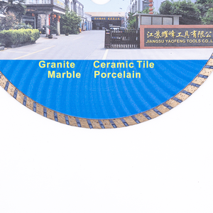 Lame de scie ondulée renforcée au diamant de <span class=keywords><strong>230</strong></span> mm (9 pouces) pressée à froid OEM pour le marbre, le granit, la brique, le bloc, le béton - Product Image 3