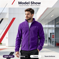 Veste polaire zippée moderne pour homme, séchage rapide, respirante, idéale pour le quotidien, la randonnée et les activités de plein air