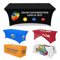 Nappe de table rectangulaire en polyester anti-taches personnalisée, unie, lavable, pour la restauration hôtelière