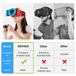 Devaso VR tai nghe 3D HD ống kính lớn kính cho Nintendo chuyển đổi/chuyển đổi OLED Trò chơi giao diện điều khiển phụ kiện - Product Image 5