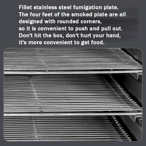 Ahumadero eléctrico de acero inoxidable, atún ahumado, negocios, pescado ahumado, ahumadores, hornos, casa de humo, <span class=keywords><strong>horno</strong></span>, máquina ahumada - Product Image 3