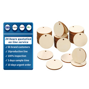 Etichette <span class=keywords><strong>in</strong></span> <span class=keywords><strong>Legno</strong></span> Rotonde Personalizzabili, Pre-Forate, Non Finite, per Etichette Regalo, Decorazioni Natalizie <span class=keywords><strong>Fai</strong></span>-<span class=keywords><strong>da</strong></span>-<span class=keywords><strong>Te</strong></span> - Product Image 1