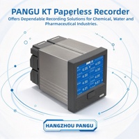 Enregistreur sans papier PANGU série KT acceptant plusieurs signaux universels, y compris 4-20 mA, PT100 et thermocouple.
