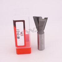 KWS 1/2x1 Dovetail Router Bit Lapisan AlTiN OEM/ODM Dapat Disesuaikan untuk Jig Pertukangan Kayu untuk Kotak, Laci, Lemari, dan Pekerjaan Kayu Halus
