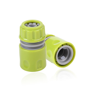 Conector de manguera de agua Huabangshi de 4 puntos, 16 mm, de plástico, de conexión rápida, para conexión de tubería de agua de lavadora de autos - Product Image 1