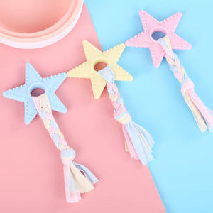 Jouets à mâcher pour chiens QbellPet, jouets à mâcher en corde de coton pour nettoyer les dents, résistance à la morsure, soulage l'ennui, os à mâcher pour petits chiots, jouet interactif à mâcher - Product Image 2