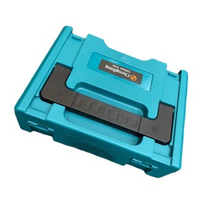 Stack-up Composable Toolbox for Power Tools Combined Laminated Tool Box <b>Hand</b> Tool Storage Box Set Blow <b>Mold</b> Case Plastic Blue - Product Image 5