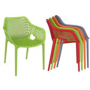 畅销产品生活扶手椅现代豪华餐厅北欧餐厅意大利法国塑料椅