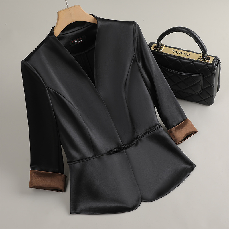 black suit