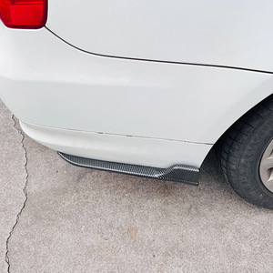 Bmw 3 Series E90 Rear Corner Protectors Carbon Fiber Texture Abs Adhesive Weather Shields For 2005 2012 - Product Image 2