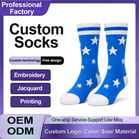 Chaussettes de compression personnalisées avec logo imprimé, vente en gros, OEM, ODM, marque privée, respirantes, directement de l'usine