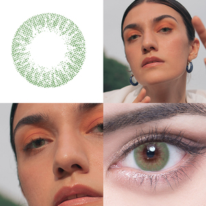 부드러운 도시 층 색상 접촉과 Haif 연간 블루 컬러 콘택트 렌즈 42% 물 눈 렌즈 - Product Image 5