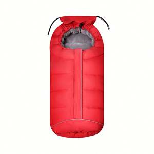 Sac de couchage pour poussette bébé rouge d'hiver personnalisé pour garder au chaud - Product Image 4