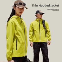 Impression de logo gratuite, vêtements de travail d'entreprise sur mesure, vestes bomber softshell légères à capuche unisexes pour le printemps, disponibles