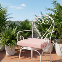 Coussin de siège de voiture personnalisé 100% polyester ignifuge imperméable en PU matelassé amovible lavable rose pour grand canapé ou siège individuel