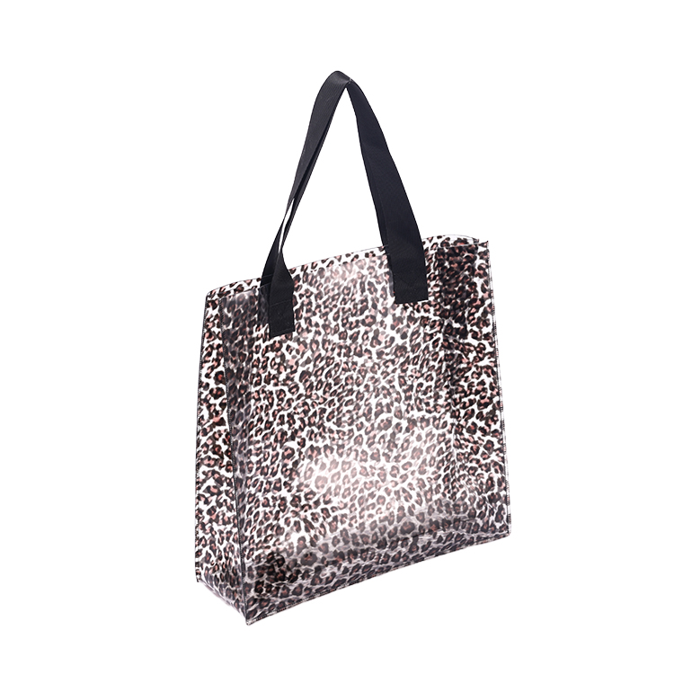 Custom Logo Large Transparent Jelly Candy Color PVC Grocery Gift Shopping Tote Bag