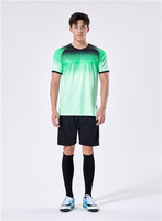 Neues benutzer definiertes Retro-leeres Fußballtrikot-Fußball bekleidungs set