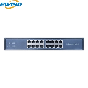 Trường hợp kim loại được xây dựng trong cung cấp điện 16-<span class=keywords><strong>Port</strong></span> LAN không được quản lý chuyển đổi an ninh Gigabit trong nhà <span class=keywords><strong>Ethernet</strong></span> chuyển đổi - Product Image 2