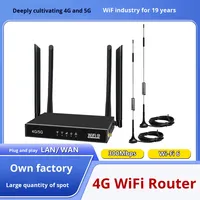 Enrutador inalámbrico EasyBoost para exteriores 4G, modelo de 100m, Protocolo 802.11n, transmisión de señal fuerte, tarjeta SIM enchufable, módulo WiFi