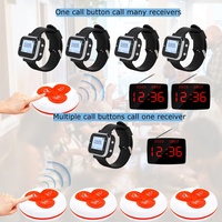 Hospital Café Camarero Servicio Campana Comida Zumbador Mesa Botón de llamada Sistema de llamada de invitados Reloj inalámbrico vibrador Buscapersonas Restaurante