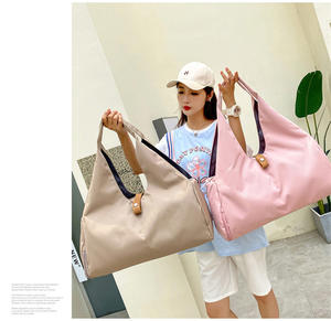 Womens Yoga Bag with Separate Shoe Compartment Wet Dry Separation Hand Carry Gym Bag Fits Yoga <b>Mat</b> for Travel - Product Image 2