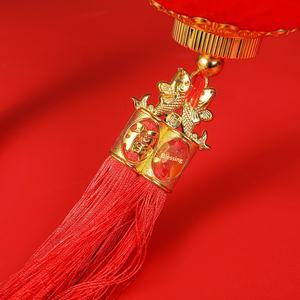 งานฉลองแต่งงาน ต้อนรับปีใหม่ โคมไฟจีนสีแดงแบบเป็นมิตรกับสิ่งแวดล้อม กันน้ำ ตกแต่งเองได้ โคมไฟแขวนขนาดเล็ก - Product Image 3