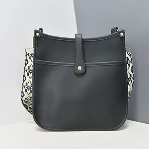 Fashion Top PU Leather Shoulder Bags Women Messenger Bags Simple Design Lady Crossbody Bag