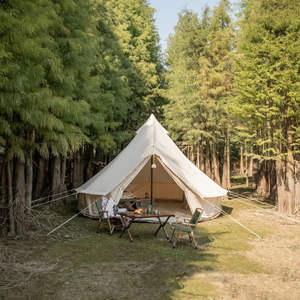 Tente de glamping de 6 m, tente de camping de luxe en plein air, <span class=keywords><strong>maison</strong></span> de tente pour glamping <span class=keywords><strong>sur</strong></span> mesure, toile de coton, observation des étoiles, yourte, tente cloche - Product Image 3