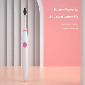 Brosse à dents électrique sonique pour adultes - Rechargeable, longue durée de vie de la batterie (30 jours), poils doux, étanche IPX5, fonctionnement silencieux - Product Image 1