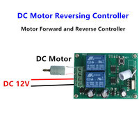 Commutateur de télécommande sans fil bidirectionnel 12V 2CH relais contrôleur de moteur à courant continu télécommande de porte de garage KR1202