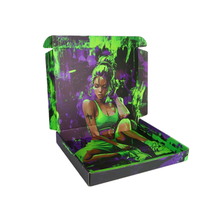 Caja Corrugada Plegable Económica de Materiales Reciclados, Impresa Personalizada y con Relieve, Forrada con Esponja, para Joyería, Perfume, Chocolate, Pequeña - Product Image 1