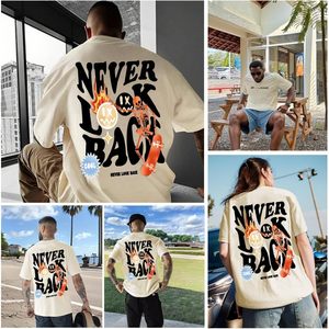 Camiseta Gráfica Personalizada para Hombre, Manga Corta, Cuello Redondo, Algodón Jersey, Anti-Pilling, Estilo Casual Urbano - Product Image 2