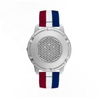 Portable mini montres hommes poignet mécanique Bluetooth haut-parleur