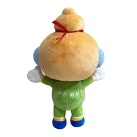 Peluche robot personnalisée, poupée jaune faite à la main, figurine en peluche, service OEM ODM personnalisé, vente en gros, usine