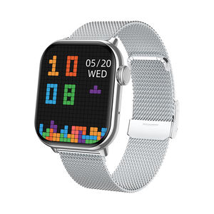 Montre connectée DTM2 pour femmes, écran AMOLED carré IP67 de 1,85'', mémoire 4 Go, appels Bluetooth, moniteur de fréquence cardiaque, moniteur de sommeil, compatible Android/iOS - Product Image 2