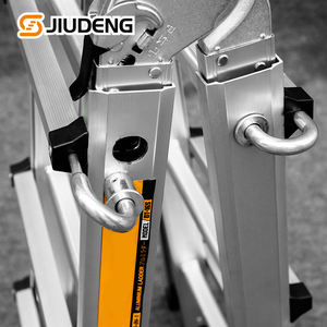 Prenez peu <span class=keywords><strong>de</strong></span> place Échelle géante en aluminium pliable 4*3 4*4 4*5 4*6 marches - Product Image 4