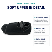 Chaussure post-opératoire à bout rond avec protection fixe pour le soin du pied après une intervention chirurgicale et le soulagement de l'hallux valgus, directement de l'usine CE
