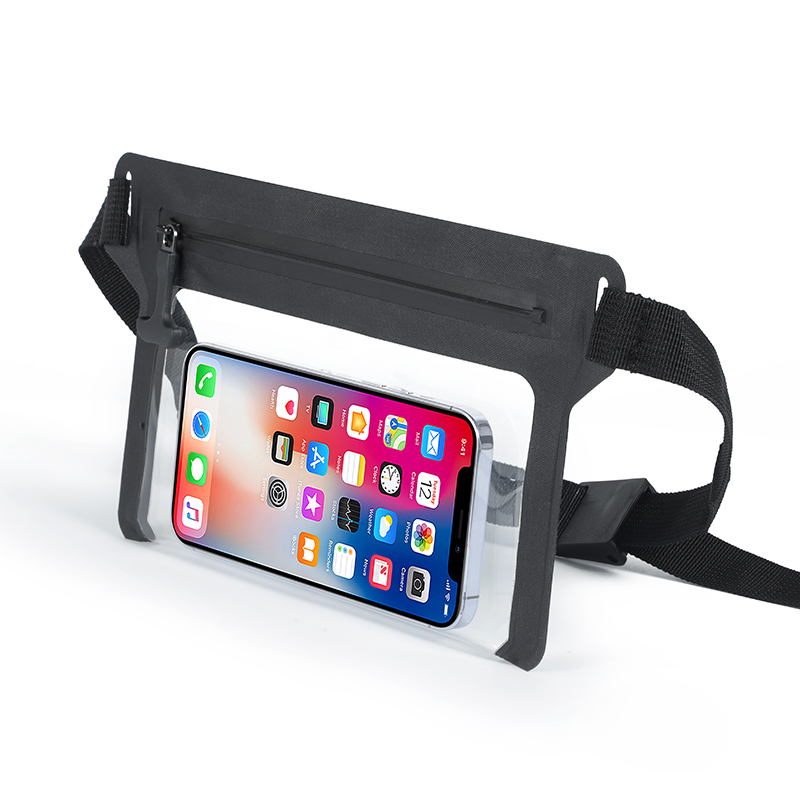 Прозрачная поясная сумка из ТПУ на заказ с ремнем, водонепроницаемая поясная сумка IPX8 для бега, плавания