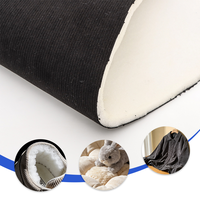 Tissu en velours côtelé écologique, mousse laminée, matériau polyester confortable, sac pour jouets, housses de canapé unies pour filles