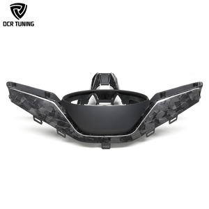 Embellecedor de volante de carreras de fibra de carbono forjado 992 decoración de afinación Interior de carbono seco para <span class=keywords><strong>Porsche</strong></span> Taycan Cayenne Panamera - Product Image 6