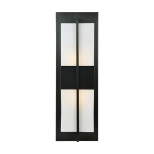 Lámpara de Pared Moderna de Lujo en Cobre y Alabastro, Aplique Exterior Impermeable para Patio, Puerta, Villa, Luminaria LED Dorada y Negra - Product Image 2