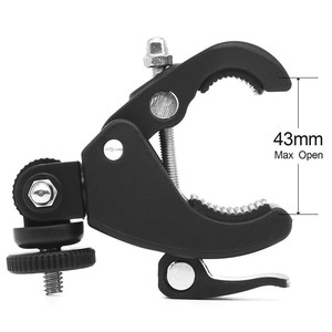 <b>Clamp</b> Mount Camera Tripod Holder <b>Quick</b> Release Plastic Bike Mount 180 Degree Adjustable - Product Image 3
