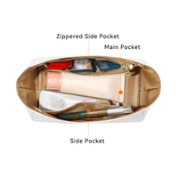 Sarung Tas Tyvek untuk Wanita, Tas Dalam Anti Air Ringan untuk Organisasi Barang Bawaan Sehari-hari
