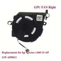 Ventilateur de refroidissement CPU GPU L37660 pour HP Spectre x360 13-AP 13T-AP0013 AP00233dx AP0033dx, ventilateurs de PC, radiateur L48215 ND55C03-18C07 18C06