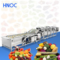 Laveuse-sécheuse de légumes HNOC pour concombres, petits fruits et pommes – Machine de lavage et de séchage de qualité supérieure