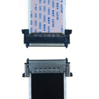 Maßgefertigtes A-Typ FI-RE 51 0,5mm 51-Pin LCD TV FFC-Kabel Flachbandstecker für Fernsehbildschirm-Ersatz
