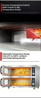 Four électrique commercial et domestique, plusieurs modèles, grande capacité, grand four de boulangerie pour pain, gâteaux